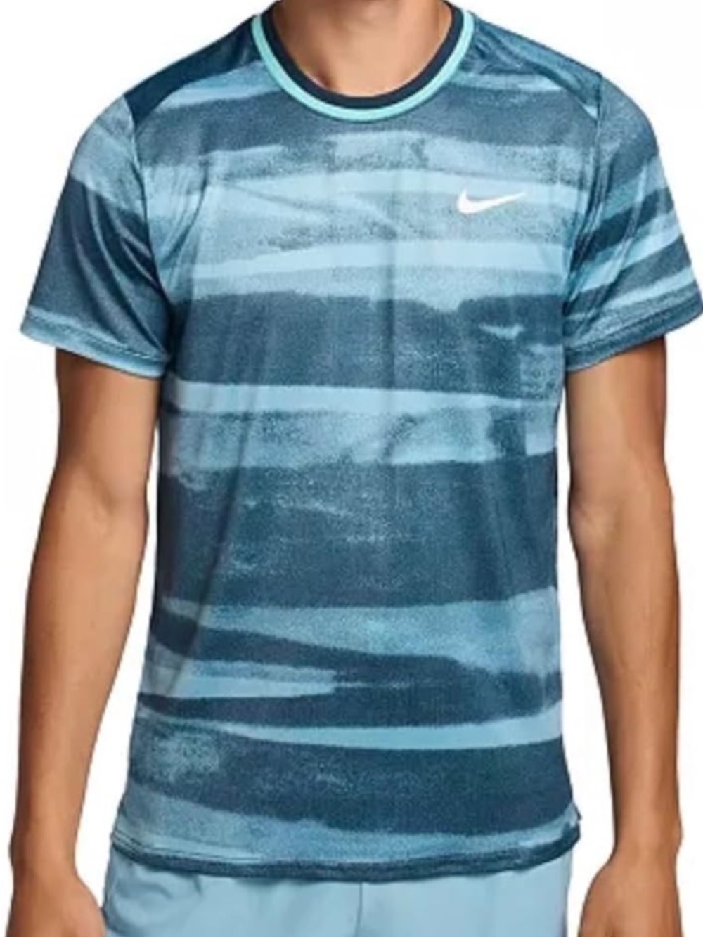 New Nike Court Men's Advantage Dri-FIT Logo Tennis T-Shirt, Medium-Tall - Picture 8 of 9